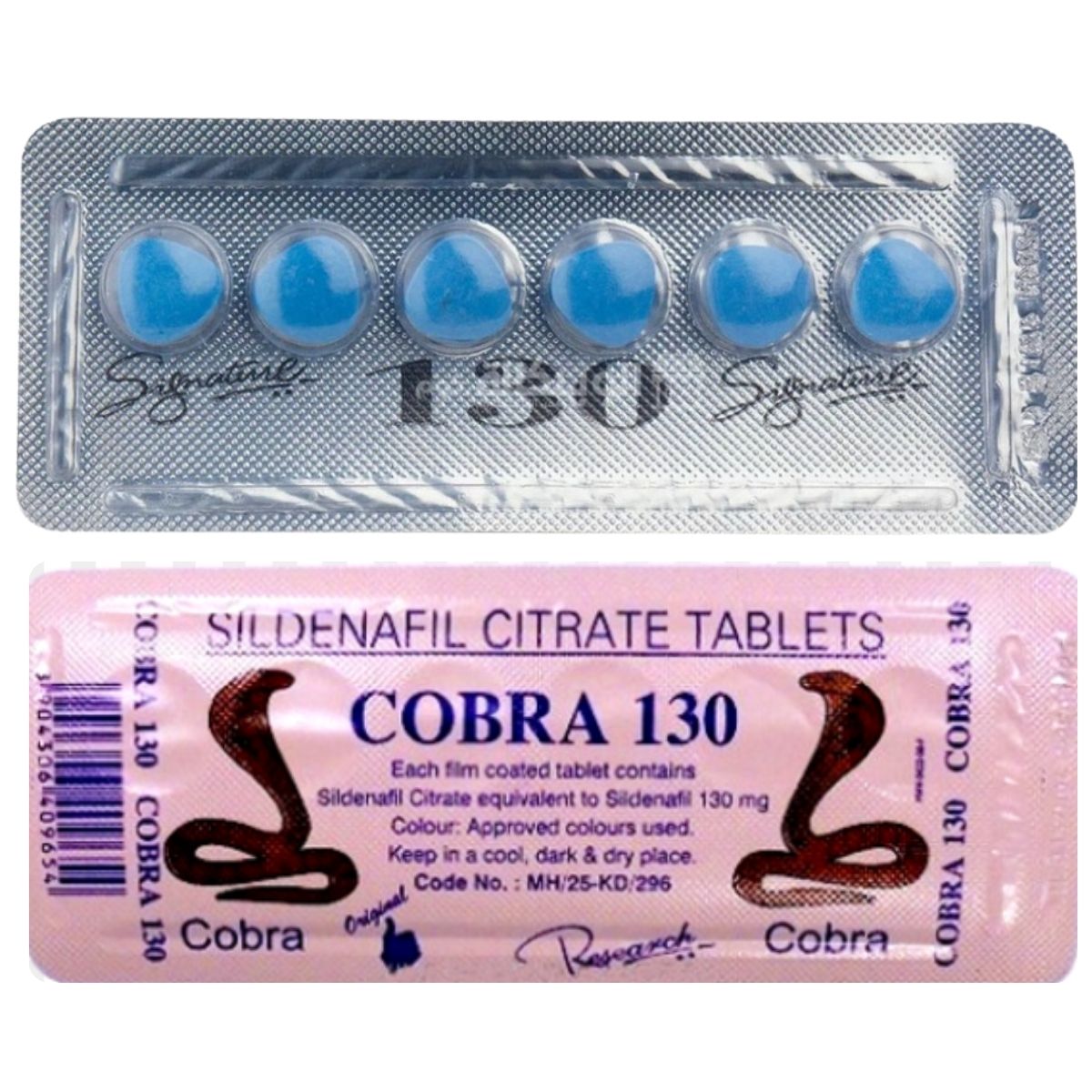 Cobra 130 Mg Mavi Cobra 130 Mg Mavi Tablet - Cobra 130 Mg Mavi