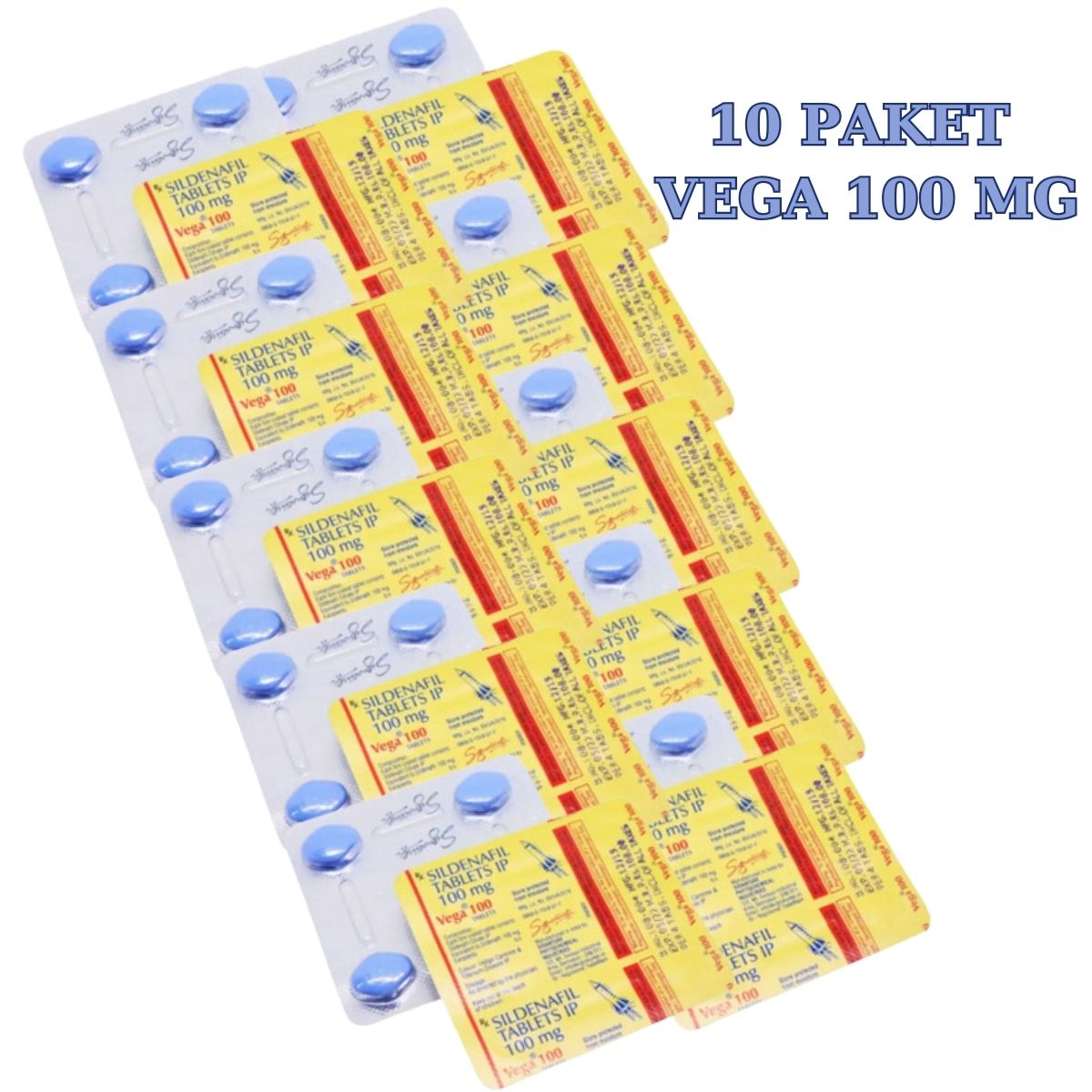 Vega 100 Mg 10 Paket Vega 100 Mg 10 Kutu - Vega 100 Mg 10 Paket